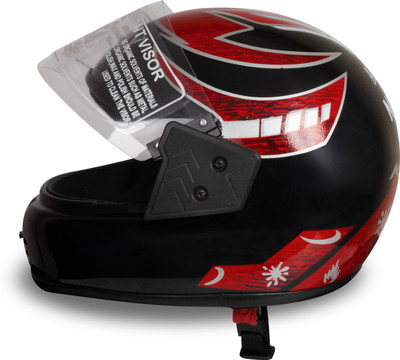 NOAX young men helmet for ridinggg motorbike-Black2323-Red kimi-ABCD Motorbike Helmet(Red)