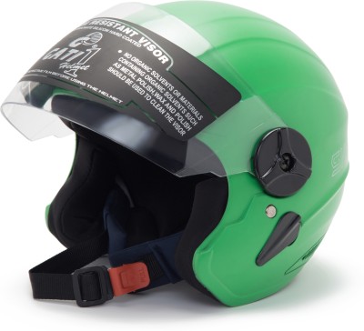 NOAX NoX Gati Green Matt Motorbike Helmet(Green)