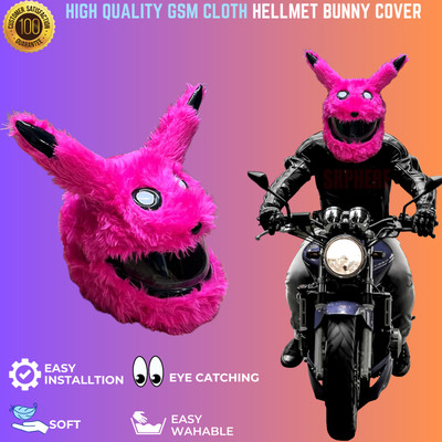 SRPHERE NEW Pink Helmet Cover for Motorcycle pikachu Helmet Cover for Full Helmet Bike Fairing Kit