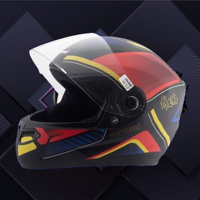 OZONE JBM_PRIME_HELMET_FULLFACE_GRADE 1_SAFETY AND STYLE_@V@_292 Motorbike Helmet(RED-BLACK)