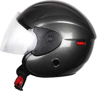 NOAX ISI marked helmet solid helmet((fk51 Motorbike Helmet(Black, Black)