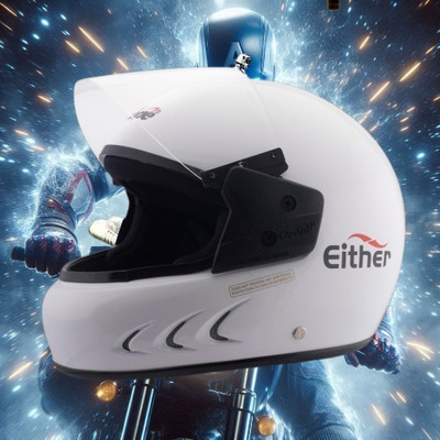 OZONE HyEnA_Super_Quality_Helmet_For Safety n Style_@LG@_0156 Motorbike Helmet(White)