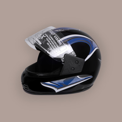 NOAX KING OF HELMET UNISEX OPEN FACE motorbike HELMET-Blue77 Motorbike Helmet(Blue)