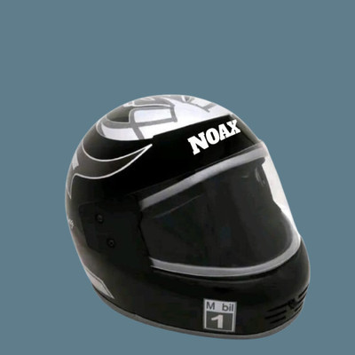 NOAX UNISEX SAFETY HELMET ONROAD HELMET- TWO WHEELER,BIKE & SCOOTER (SL-676 Motorbike Helmet(Black)