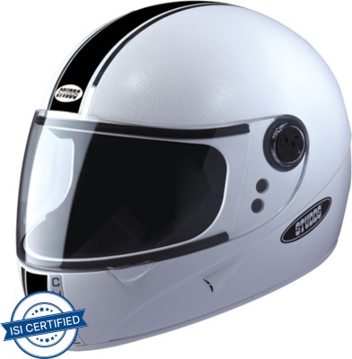 STUDDS CHROME ECO FULL FACE -XL Motorsports Helmet(White)