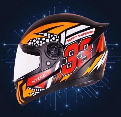 OZONE Prime Helmet_full face_HyEna_VL_@7@281 Motorbike Helmet(RED-BLACK)
