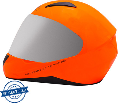 STUDDS SHIFTER FULL FACE - FLUROSCENT ORANGE - L Motorbike Helmet(Fluorescent Orange)