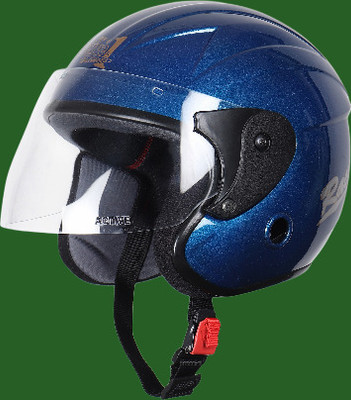 nextin nano_136 Motorbike Helmet(Blue)