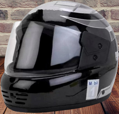 KIN Full Face Helmet_ISI certified_Silver61 Motorbike Helmet(Silver)