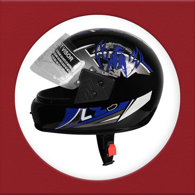 NOAX UNISEX SAFETY HELMET ONROAD HELMET- TWO WHEELER,BIKE & SCOOTER (SL-631 Motorbike Helmet(Blue)