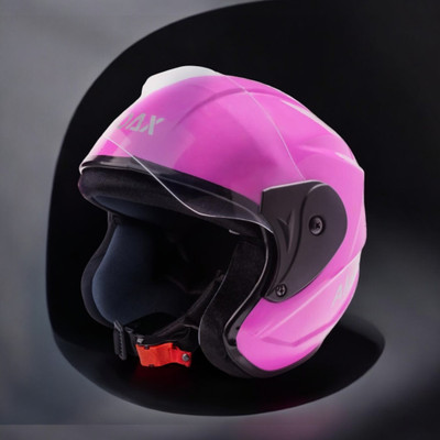 NOAX Helmet GOOD QUALITYFOR UNISEX for bike -202 Motorbike Helmet(Pink)