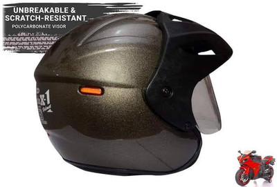 MonteX-1 Helmet Motorbike Helmet(Silverblack)