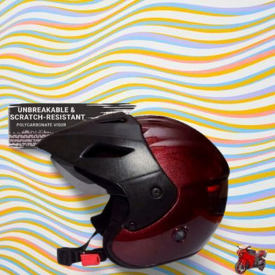 MonteX-1 Flip-up Bike helmet T34 Motorbike Helmet(Red)
