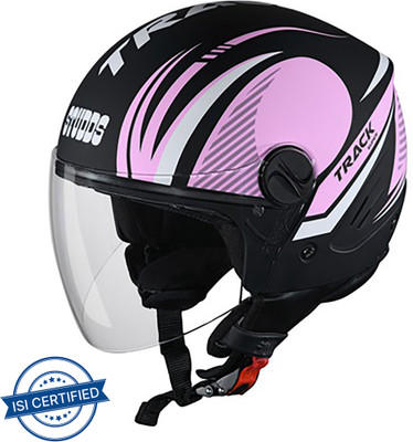 STUDDS TRACK D3 Motorbike Helmet(MATT BLACK N8)