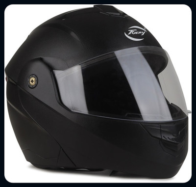 fuery Transparent flipup Black TFU-14_New Motorsports Helmet(Black)