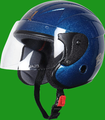 nextin nano_139 Motorbike Helmet(Blue)