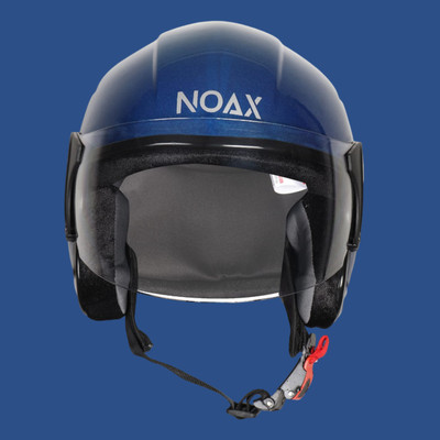 NOAX open helmetfor bike1143 Motorbike Helmet(Blue)