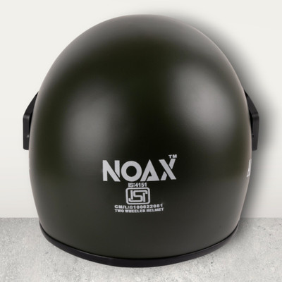 NOAX unisex full face good hard quality helmet-Black329 Motorbike Helmet(Black)