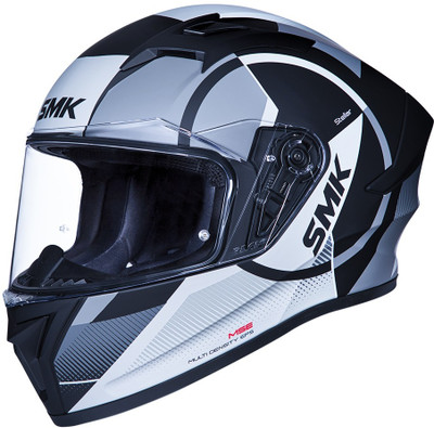 SMK Stellar Sports Faro Motorbike Helmet(Multicolor)