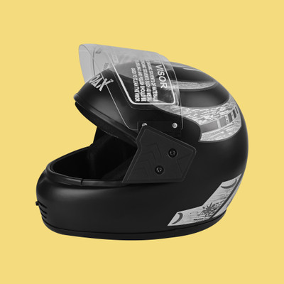 NOAX unisex full face quality good helmet @@277 Motorbike Helmet(Grey)