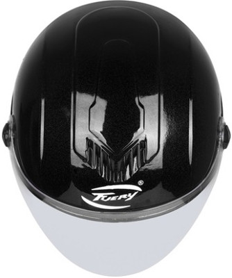 fuery Full Face Helmet Spolier Snake for Unisex K02 Motorsports Helmet(Black)