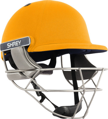 Shrey PRO GUARD AIR STAINLESS STEEL Cricket Helmet(Yellow)