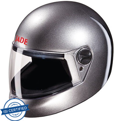STUDDS helmet Motorbike Helmet(Silver Grey)