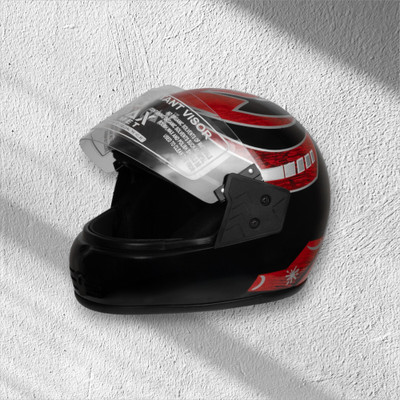 NOAX Helmet GOOD QUALITYFOR UNISEX for BIKE_-Green140140-Red kimi-ABCD Motorbike Helmet(Red)