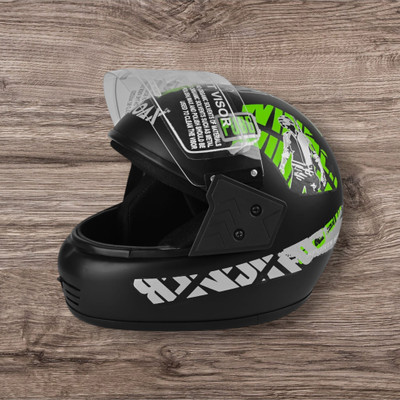 NOAX Helmet GOOD QUALITYFOR UNISEX for BIKE_-180-Green Motorbike Helmet(Green)