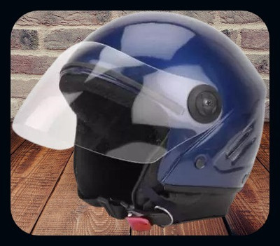 KIN Half Face Helmet_ISI certified_Blue15_HLT Motorbike Helmet(Blue)