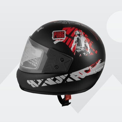 NOAX KAWACH DO JAALI NOX Motorbike Helmet(Black, Red sticker Matt)