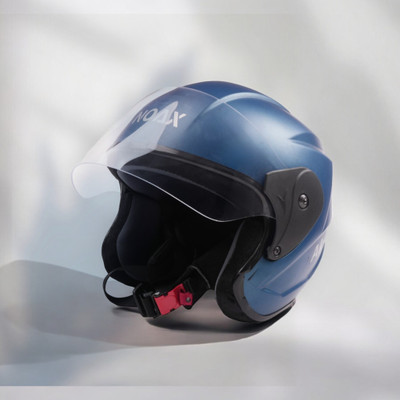 NOAX UNISEX SAFETY HELMET ONROAD HELMET- TWO WHEELER,BIKE & SCOOTER (SL-2972 Motorbike Helmet(Blue)