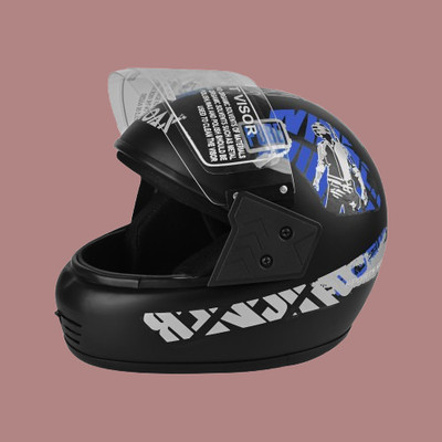 Font Helmet GOOD QUALITYFOR UNISEX for BIKE_163-AAA Motorbike Helmet(Red)