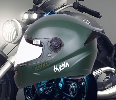 OZONE ONS_Premium Quality_Helmet_GV_@A@_45 Motorbike Helmet(MILITARY GREEN)