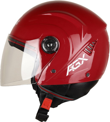 IRONVAULT AURA ISI Certified Unisex Bike/Scooty Motorbike Helmet(Red)