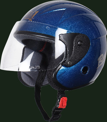 nextin nano_127 Motorbike Helmet(Blue)
