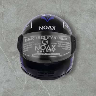 NOAX ISI marked helmet solid helmet((fk169 Motorbike Helmet(Blue)