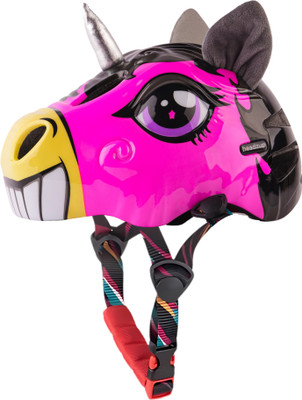 Headzup Rainbow Rider Skating Helmet(Yellow/Pink)