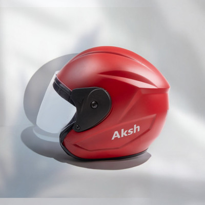 NOAX Helmet GOOD QUALITYFOR UNISEX for BIKE_-176 Motorbike Helmet(Red)