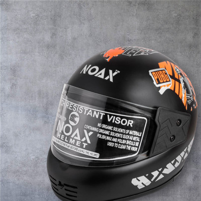 Font unisex safty helmet for men or women riders-360-ABC Motorbike Helmet(Orange)