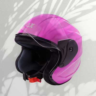NOAX UNISEX SAFETY HELMET ONROAD HELMET- TWO WHEELER,BIKE & SCOOTER (SL-2748 Motorbike Helmet(Pink)