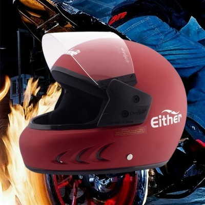 OZONE HyEnA_Super_Quality_Helmet_For Safety n Style_@LG@_0177 Motorbike Helmet(Red)
