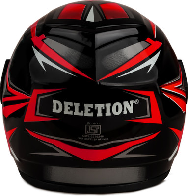 fuery Full Face Mega Jazz 360 Red Helmet Y117 Motorsports Helmet(Red)