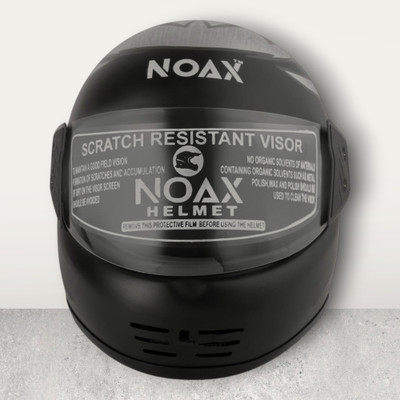 NOAX unisex full face good hard quality helmet-Silver326 Motorbike Helmet(Silver)