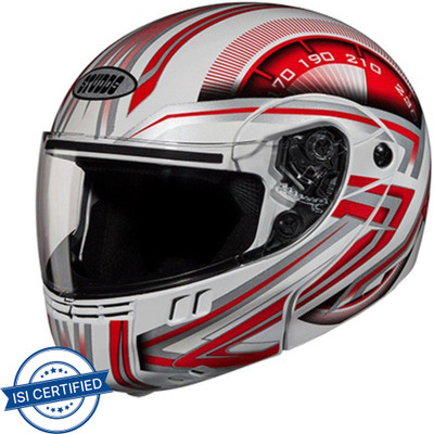 STUDDS NINJA 3G D1 FULL FACE N2 -XL Motorbike Helmet(White)