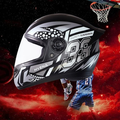 OZONE Prime Helmet_full face_HyEna_VL_@7@259 Motorbike Helmet(SILVER-BLACK)