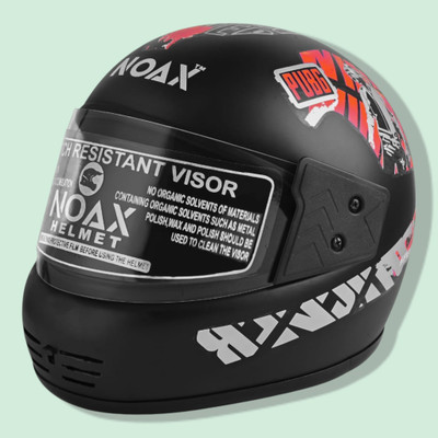 Font unisex full facce helmet original-400-ABC Motorbike Helmet(Red)