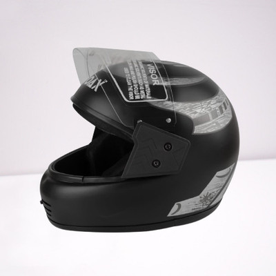 NOAX UNISEX HELMET FOR SAFTY RIDING FOR BIKEE9 Motorbike Helmet(Grey)