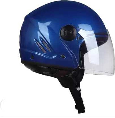 Adi _Blue track unisex helmet Motorbike Helmet(Blue)