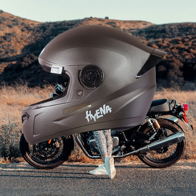 OZONE Full Face_Unique Design Helmet_Premium Class_@V@08 Motorbike Helmet(Brown)